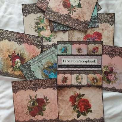 Lace Flora Scrapbook