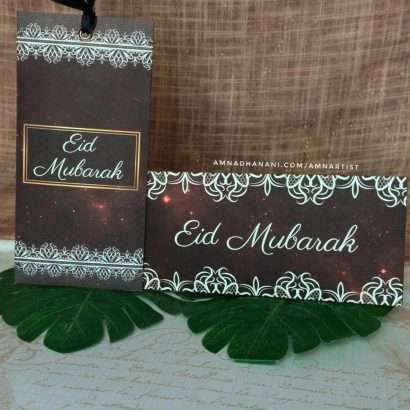 Crimson Galaxy Lace Eid Envelope Set of 6