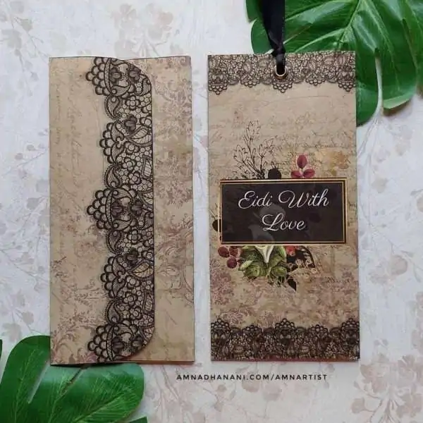 Lace Eid Envelope Set of 6