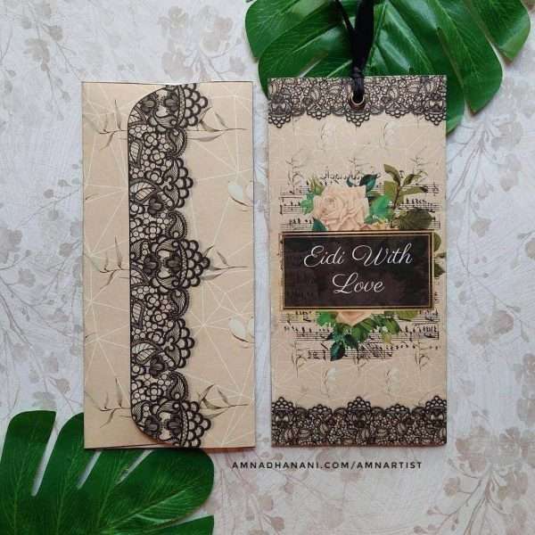 Lace Eid Envelope Set of 6