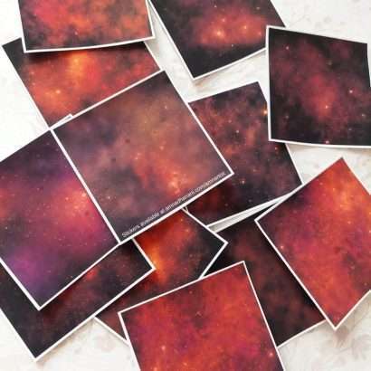 Crimson Galaxy Sticker Pack