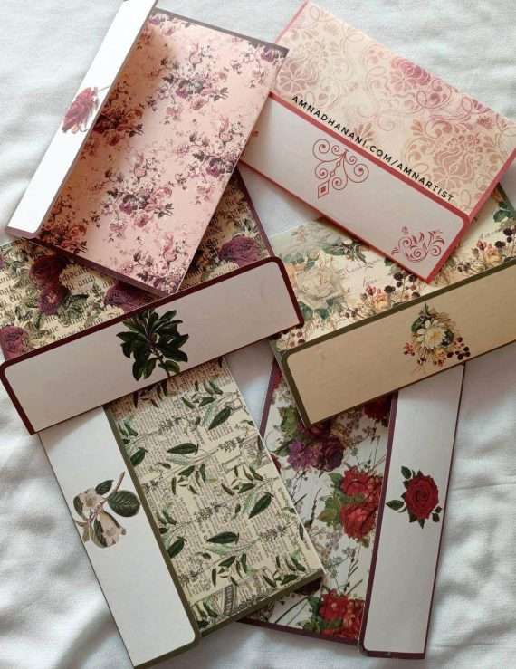Vintage Eid Envelopes a set of 6