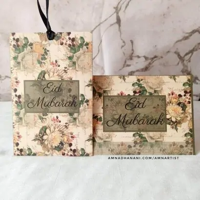 Vintage Eid Envelopes a set of 6