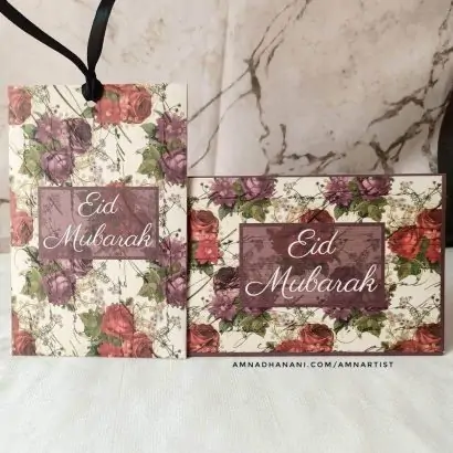 Vintage Eid Envelopes a set of 6