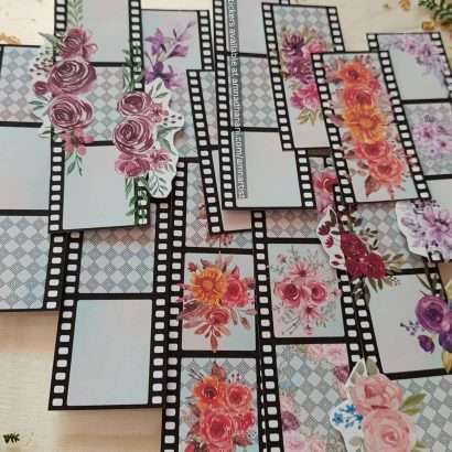 Floral Reel Stickers