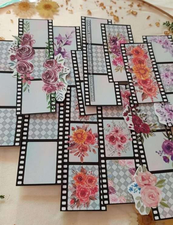 Floral Reel Stickers
