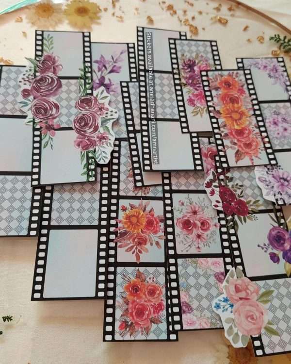 Floral Reel Stickers