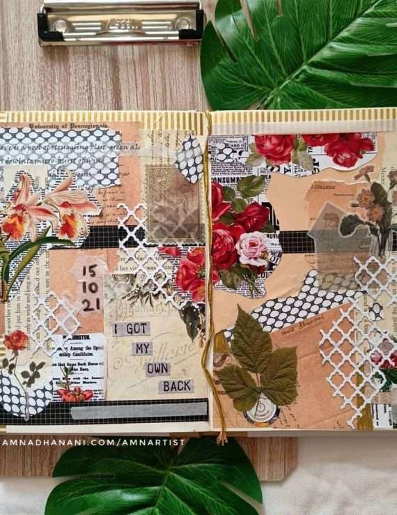 Floral Newspaper