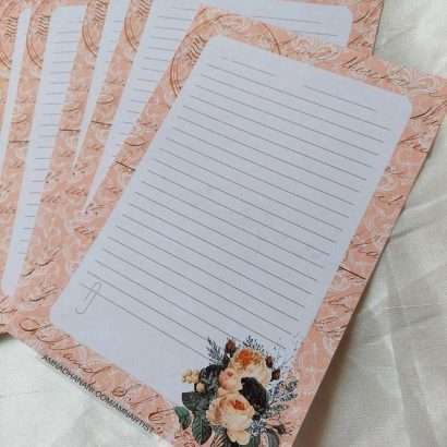 Peach Letter Papers 2 Papers