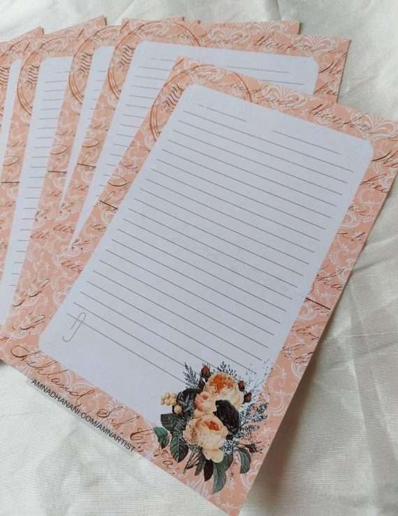 Peach Letter Papers 2 Papers