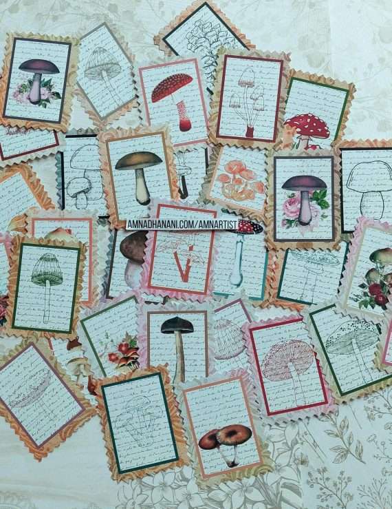 Mushroom Stamp Stickers