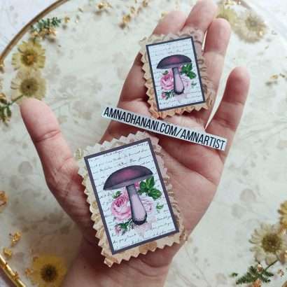 Mushroom Stamp Stickers