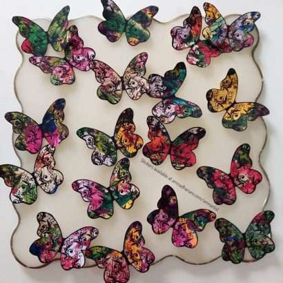 Ornament Butterflies Sticker Pack