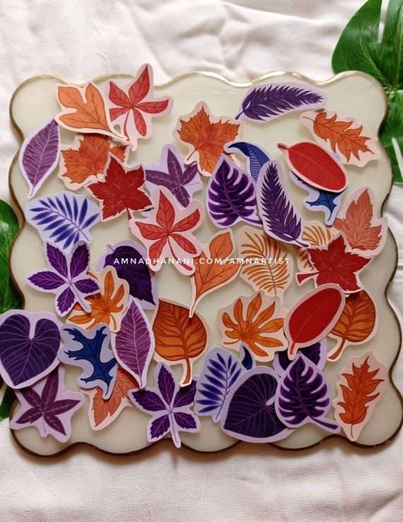 Orange and Purple Leaves