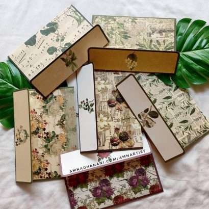 Botanical Ephemera Envelopes Set of 6