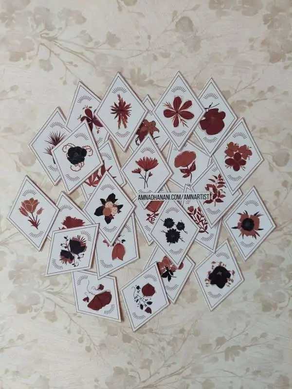 Floral Diamonds Sticker