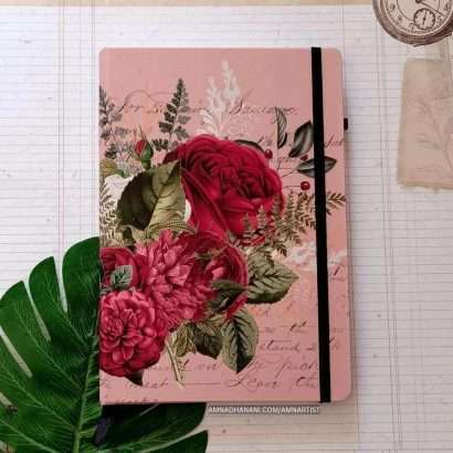 Lined Flower Journal 5