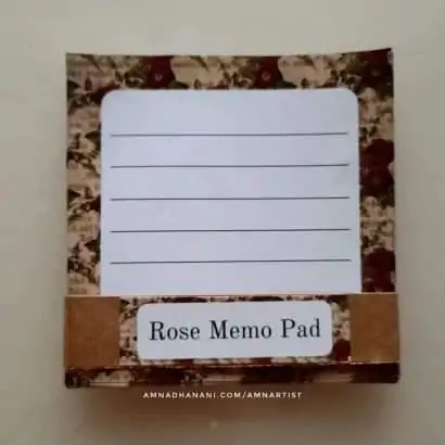 Rose Memo Pad