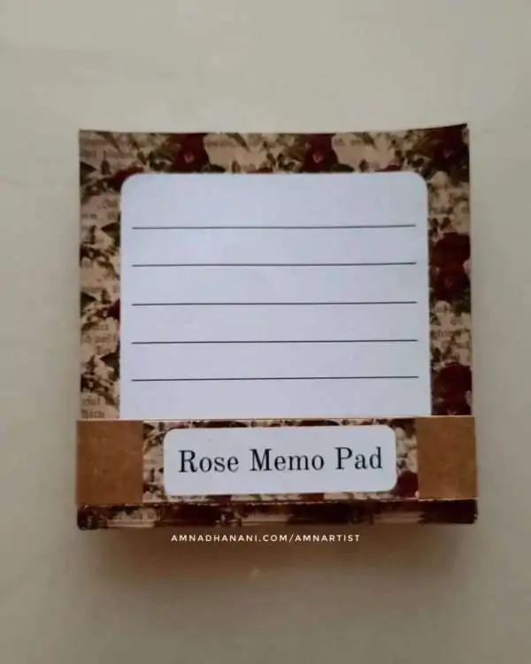 Rose Memo Pad