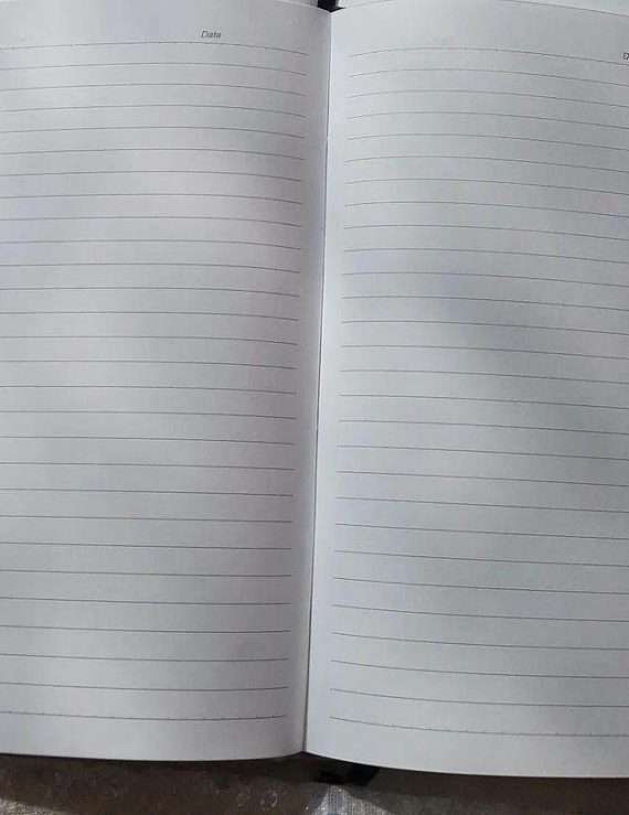 Lined Red Romance Journal