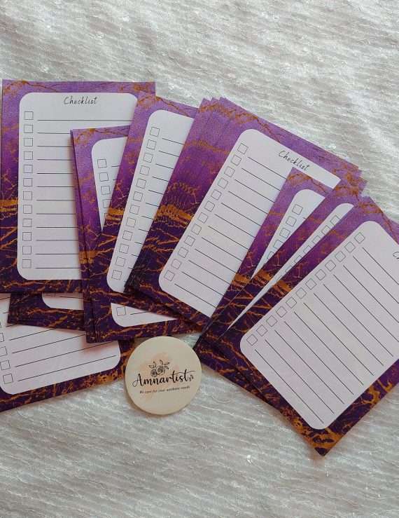 Purple Passion Checklist