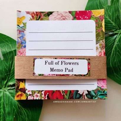 Full of Flowers Memo Pad