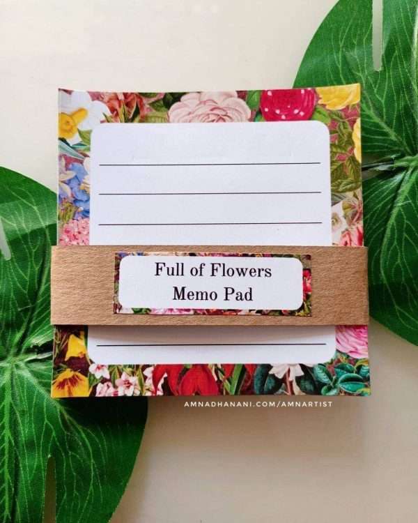 Full of Flowers Memo Pad