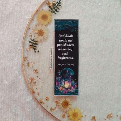 Islamic Reminders – Lantern Bookmarks Set