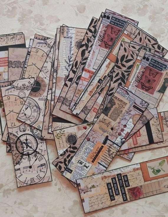 Individual She Means Vintage Bookmarks