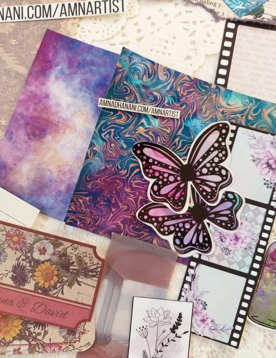 Purple and Neutral Journaling Kit