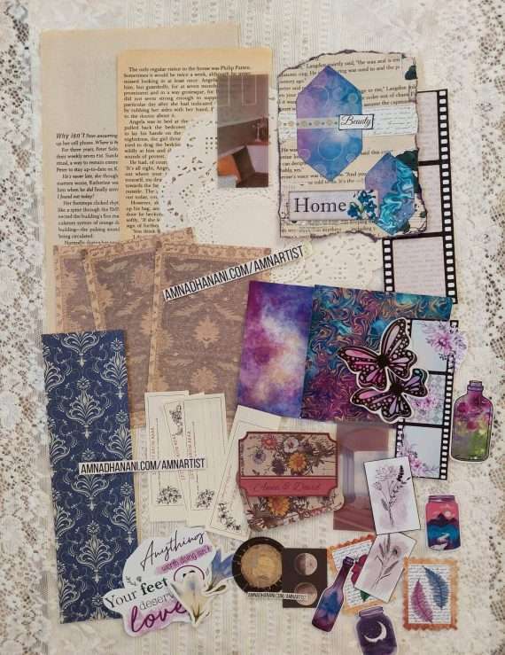 Purple and Neutral Journaling Kit