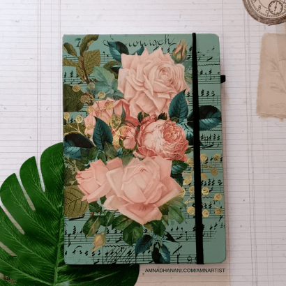 Lined Flower Journal 6