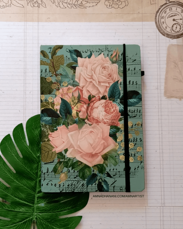 Lined Flower Journal 6