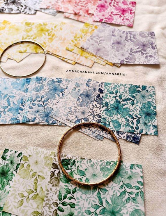 Seamless Flower Paper Set