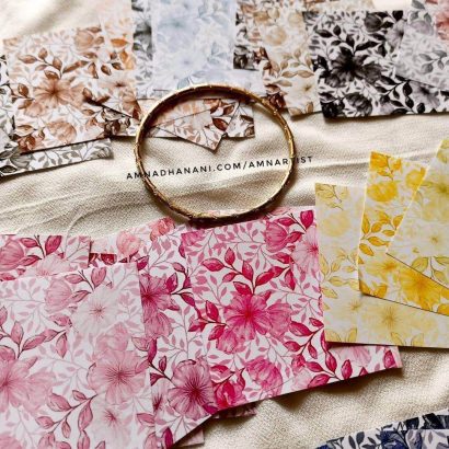 Seamless Flower Paper Set