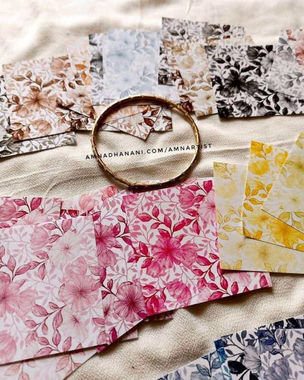 Seamless Flower Paper Set