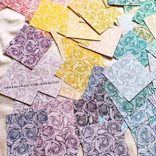 Pretty Rose Paper Set