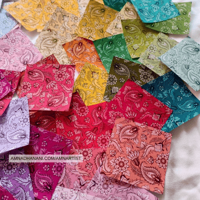 Floral Paisley Paper Set