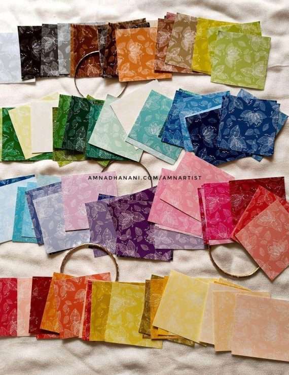 Whimsical Leaves Paper Set