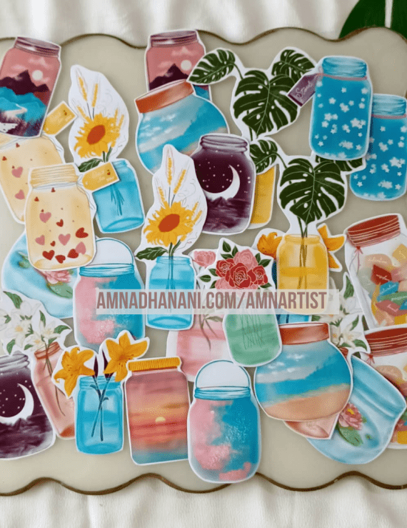 Poetic Flowers Sticker Pack