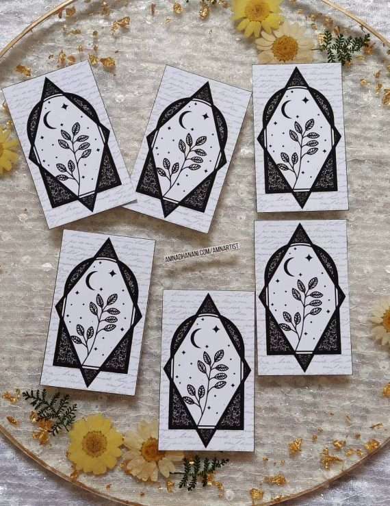 Midnight Moon Single Sticker