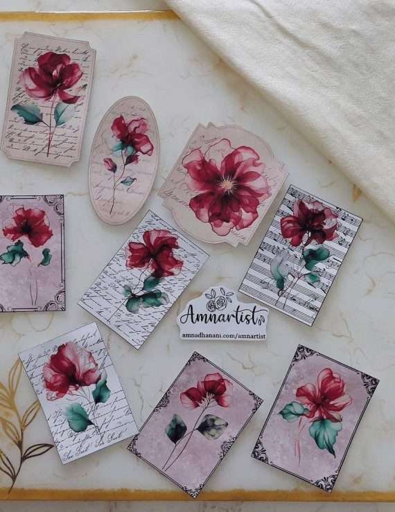 Botanical Hexagons Sticker Packs