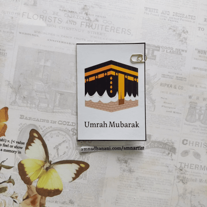 Umrah Mubarak Mini Card Pro