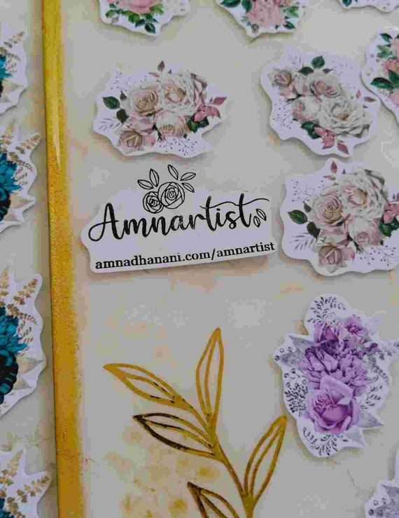 Bask In Pastel – Floral Stickers