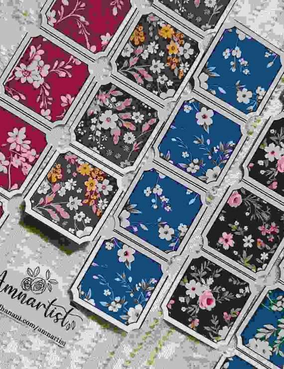 Bask In Pastel – Floral Stickers