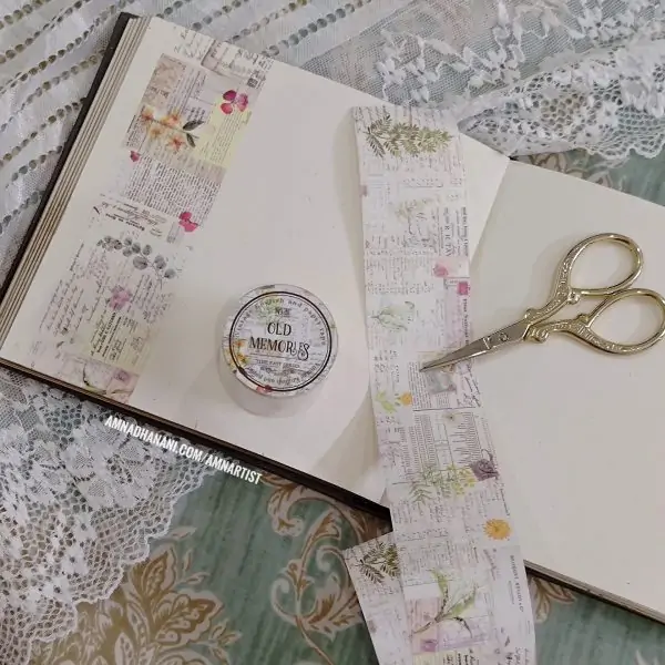 Old Memories - Dream Flowers Washi Tape