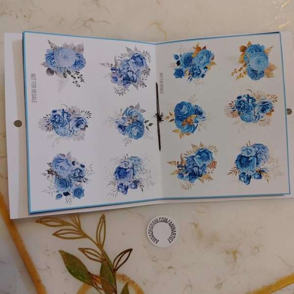 Blue Palette Sticker Book 3