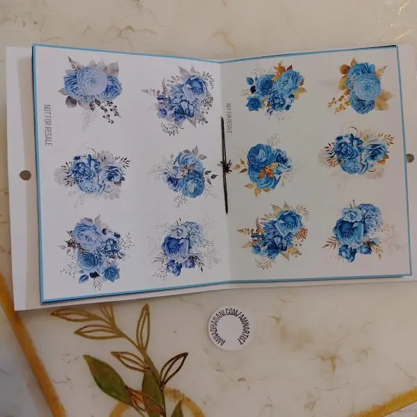 Blue Palette Sticker Book 3