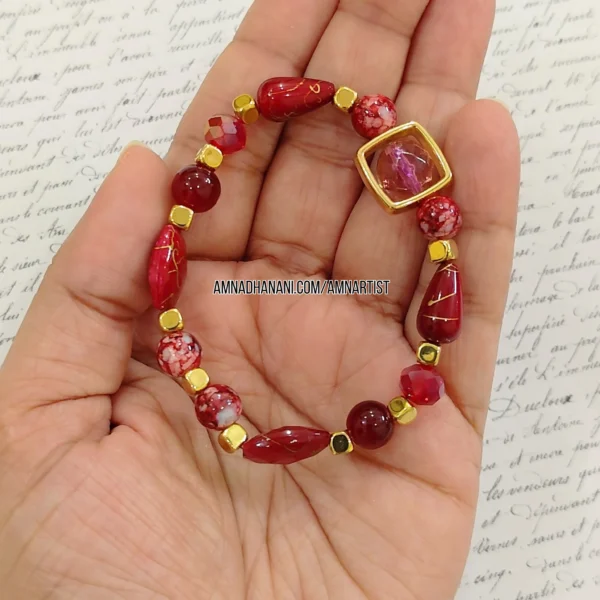 Maroon Melody Bracelet