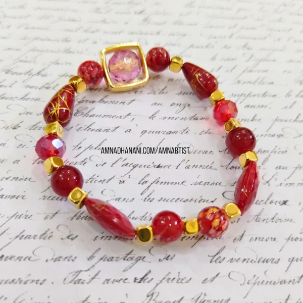 Maroon Melody Bracelet